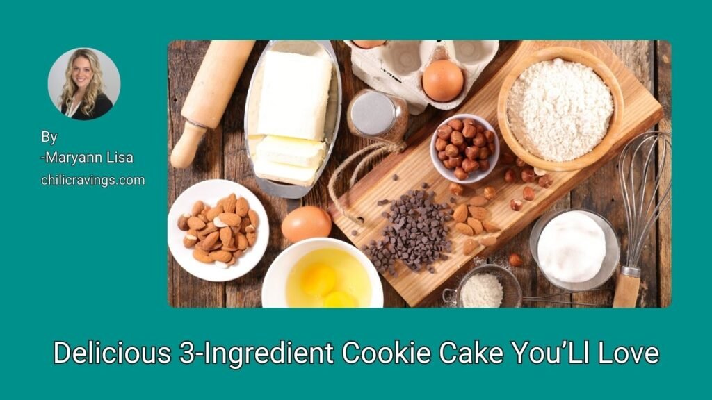 Delicious 3-Ingredient Cookie Cake You’Ll Love