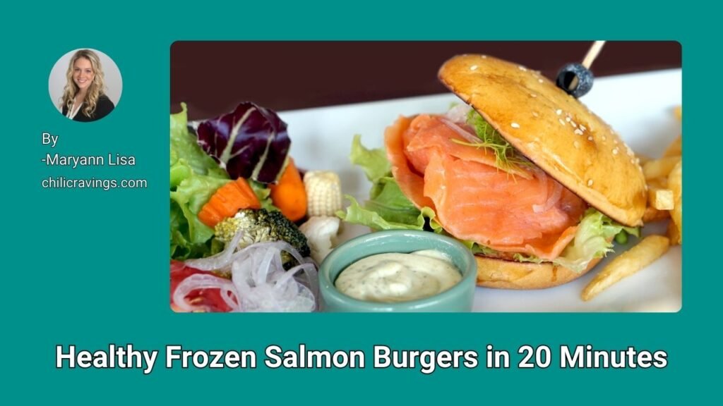 Healthy Frozen Salmon Burgers in 20 Minutes