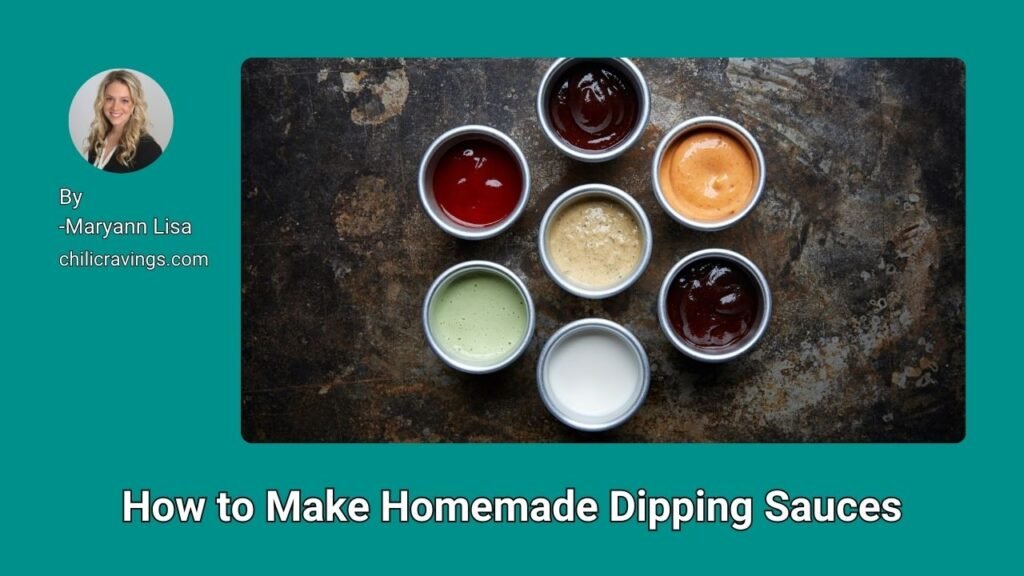 Make Homemade Dipping Sauces