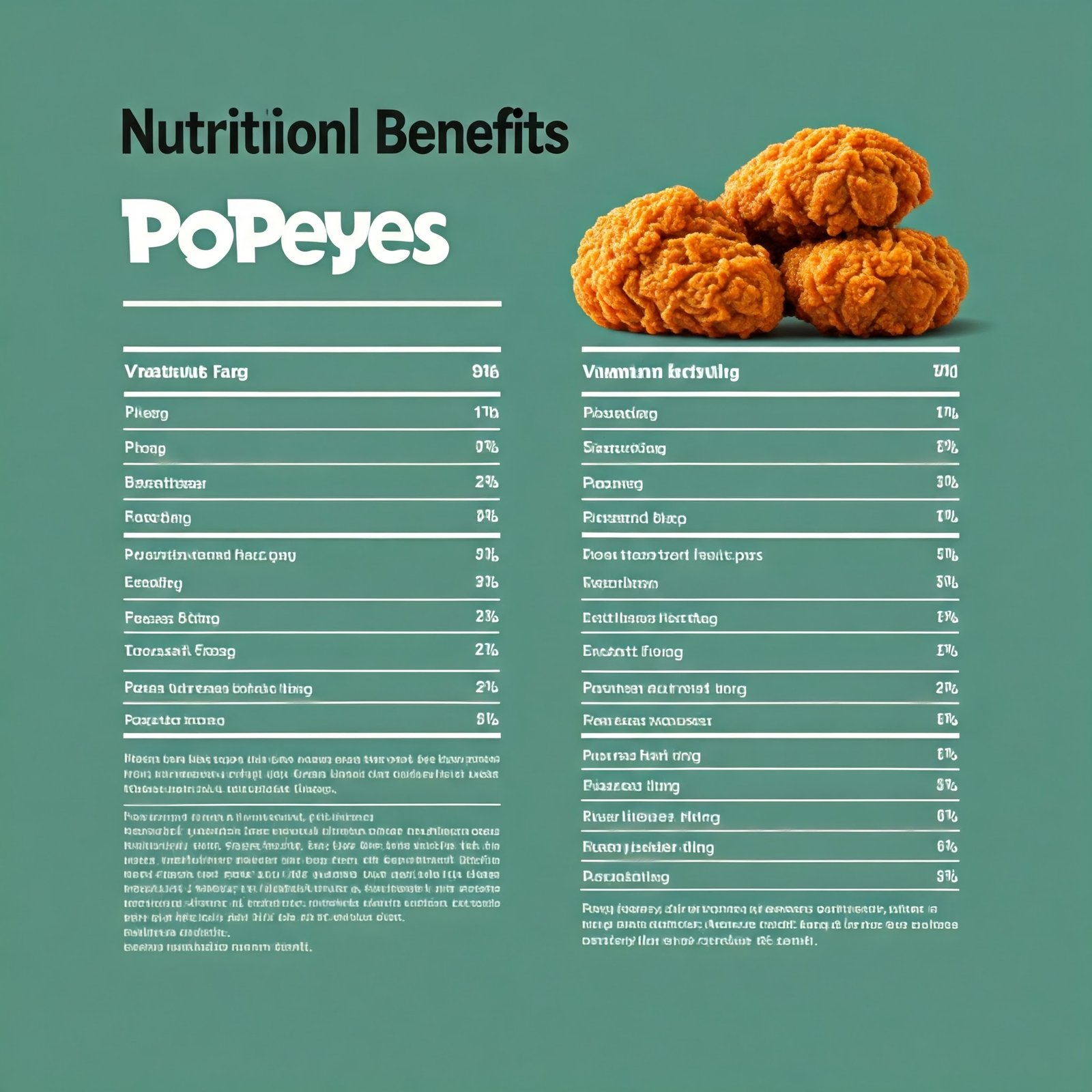 Nutritional Benefits of Popeyes Blackened Chicken