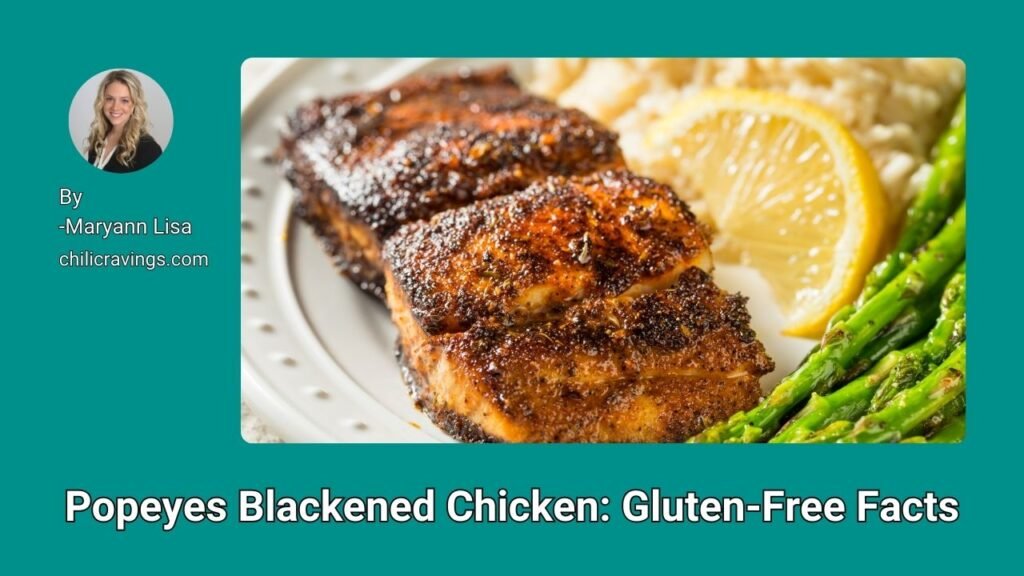 Popeyes Blackened Chicken Gluten-Free Facts