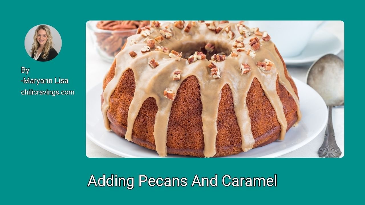 Adding Pecans And Caramel