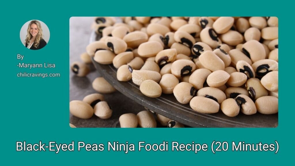 Black-Eyed Peas Ninja Foodi Recipe (20 Minutes)