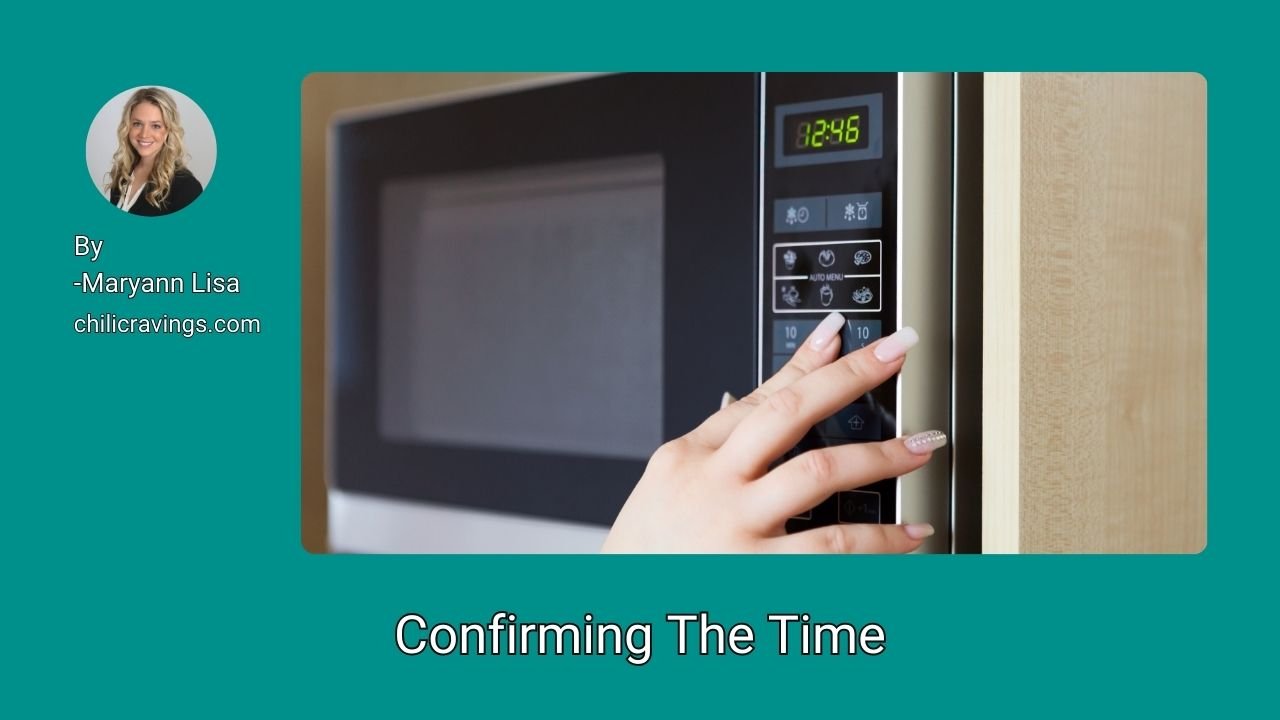 Confirming The Time