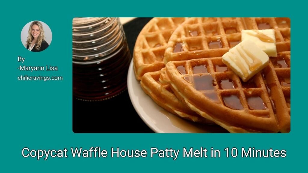 Copycat Waffle House Patty Melt in 10 Minutes