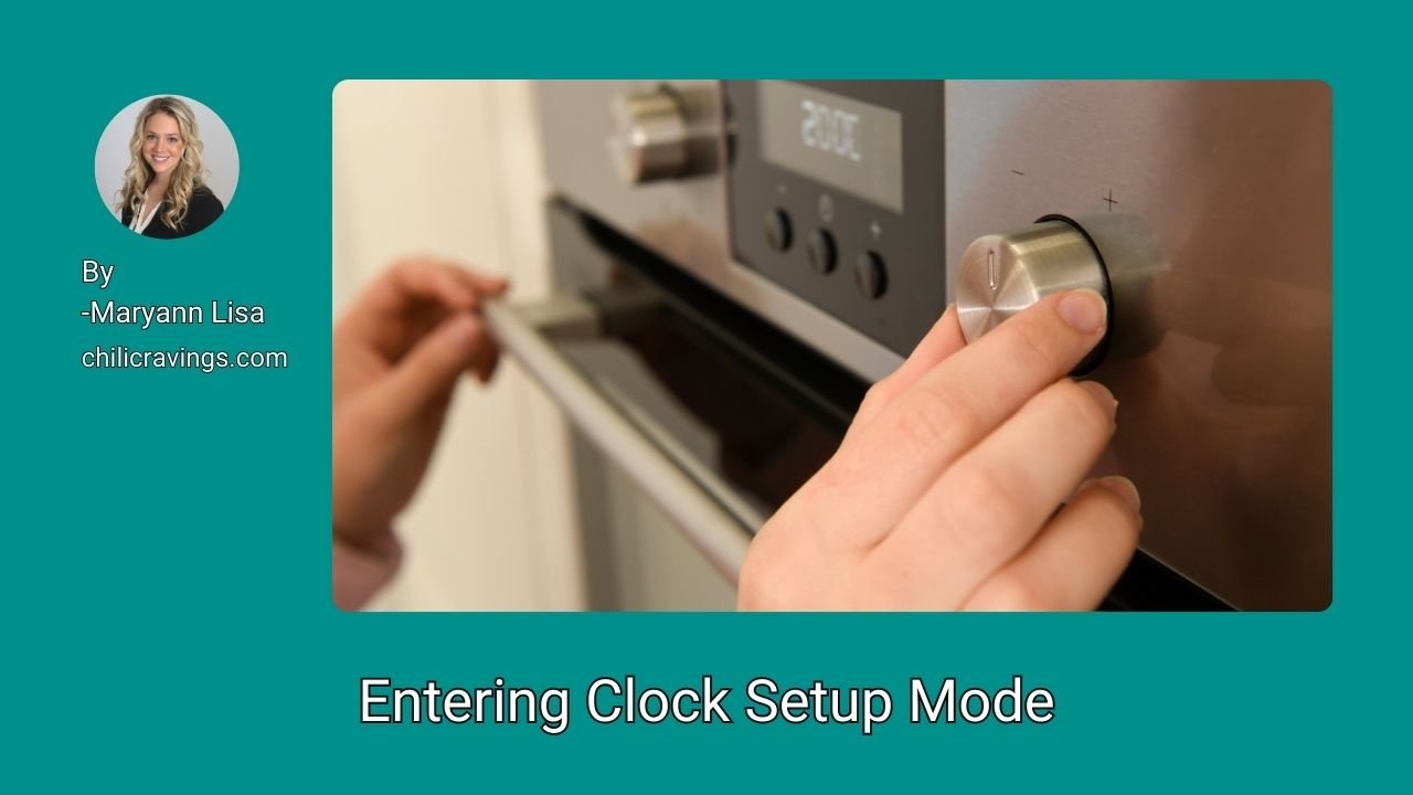 Entering Clock Setup Mode