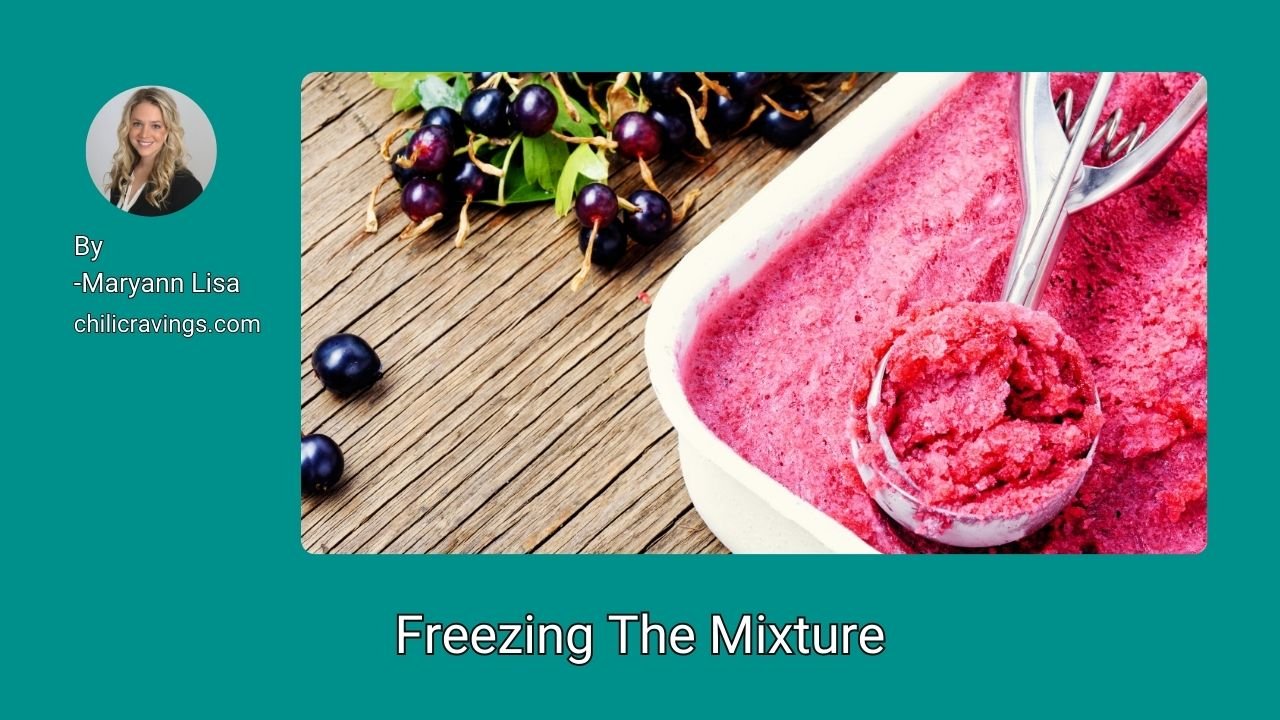 Freezing The Mixture
