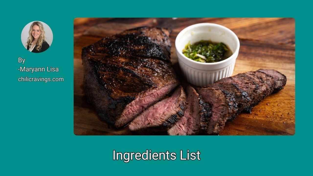 Ingredients List