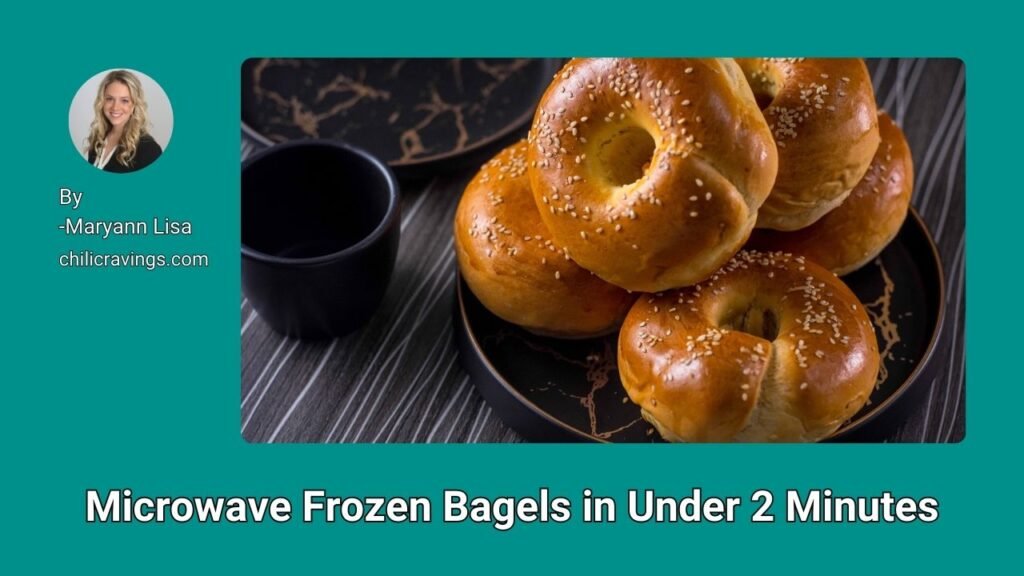 Microwave Frozen Bagels in Under 2 Minutes