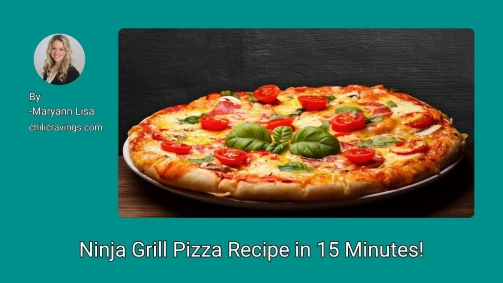 Ninja Grill Pizza Recipe in 15 Minutes!