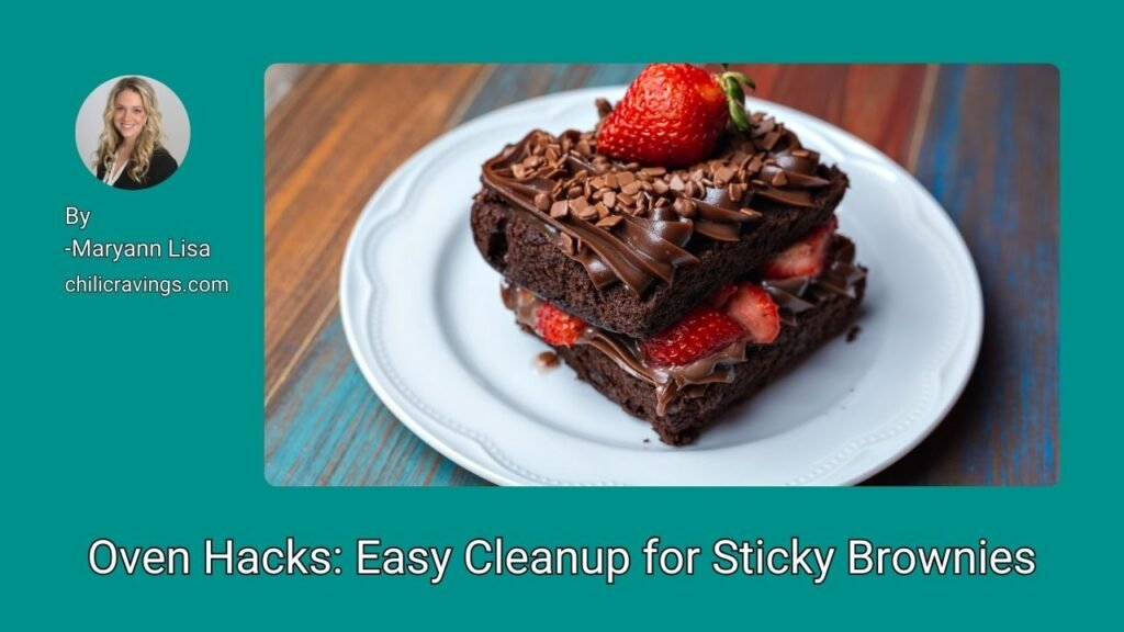 Oven Hacks Easy Cleanup for Sticky Brownies
