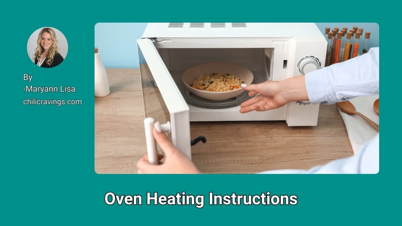 Oven Heating Instructions