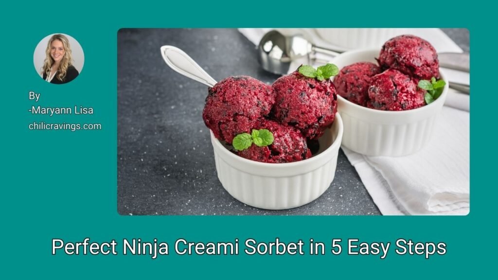 Perfect Ninja Creami Sorbet in 5 Easy Steps