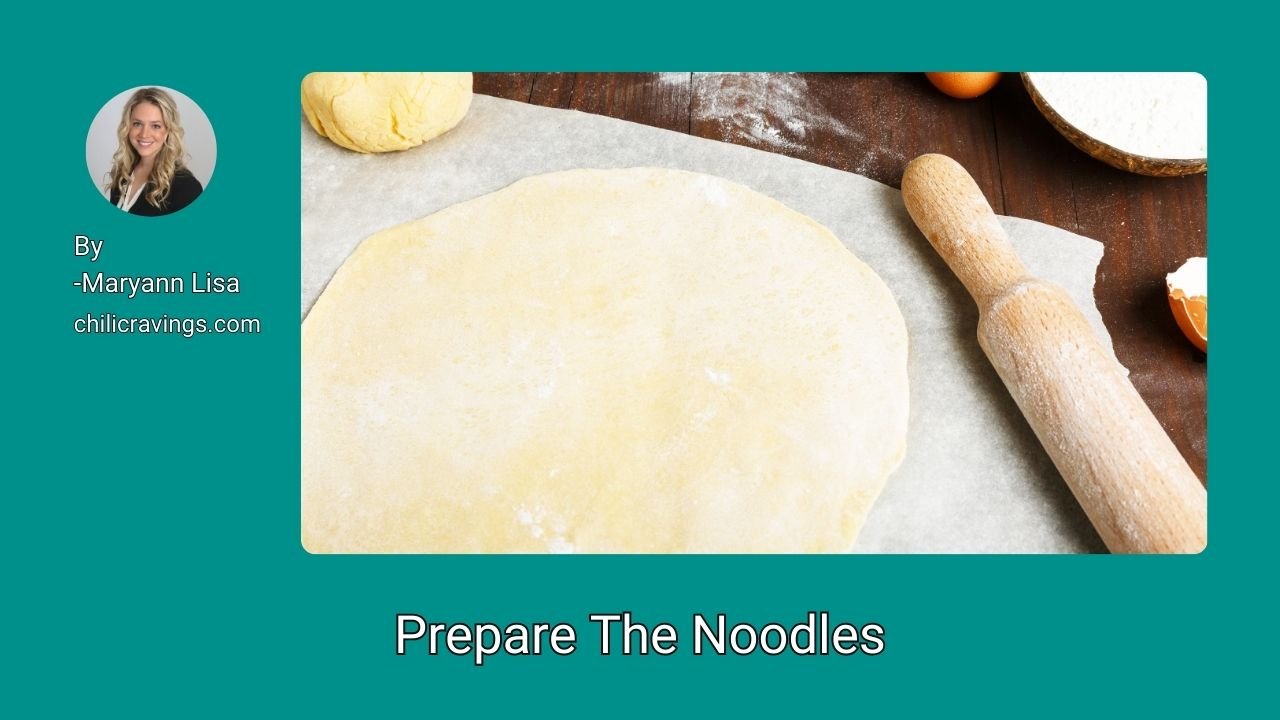 Prepare The Noodles