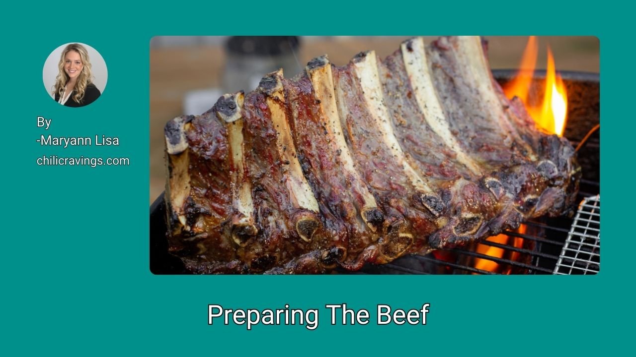 Preparing The Beef