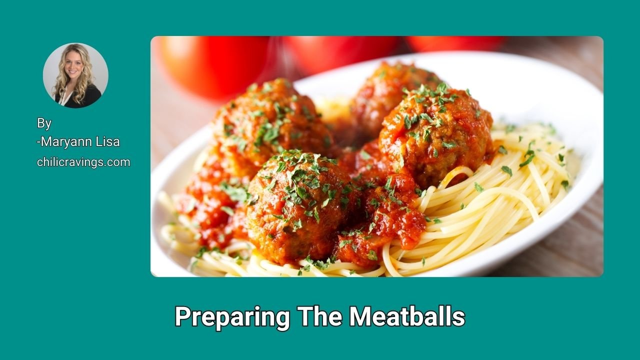 Preparing The Meatballs