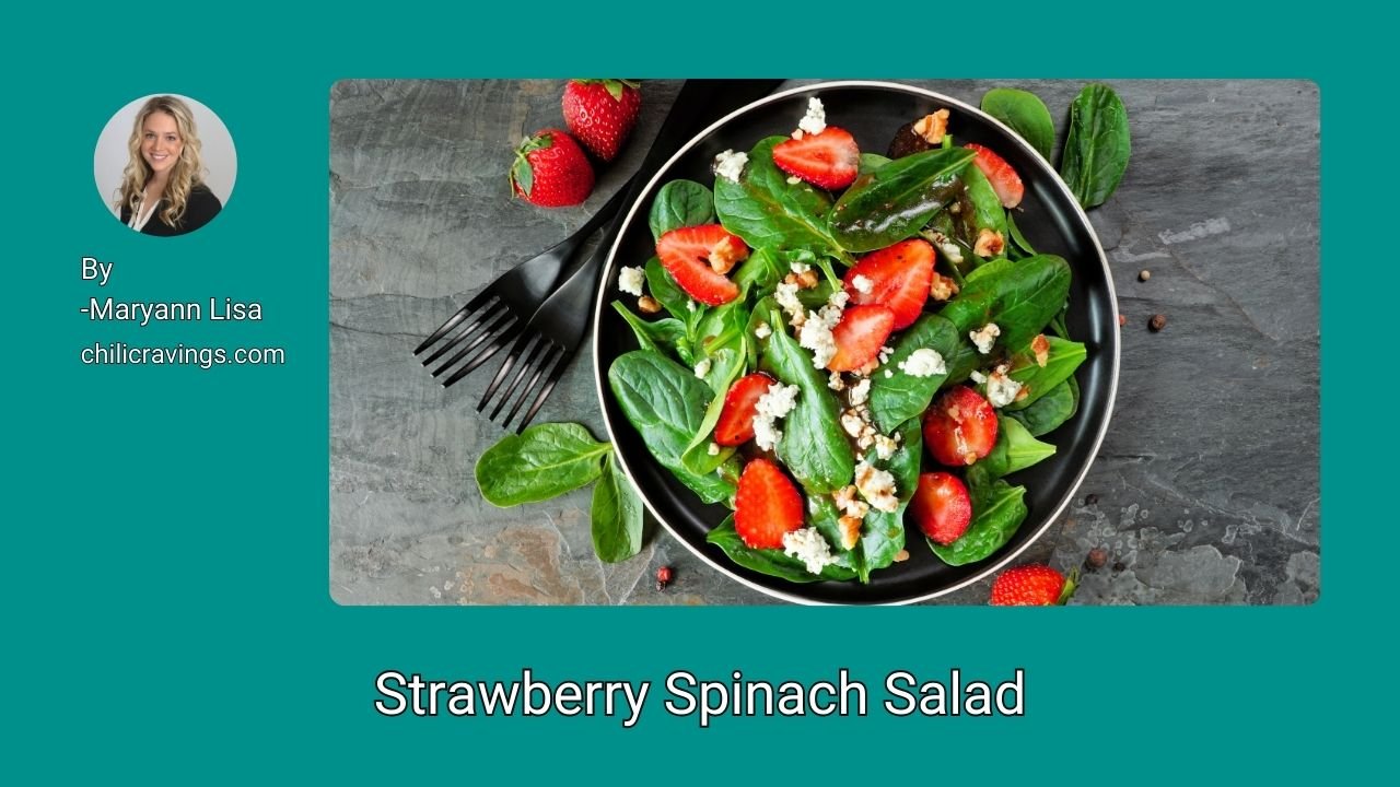 Strawberry Spinach Salad