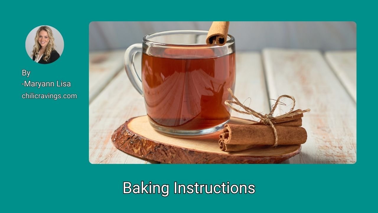 Baking Instructions