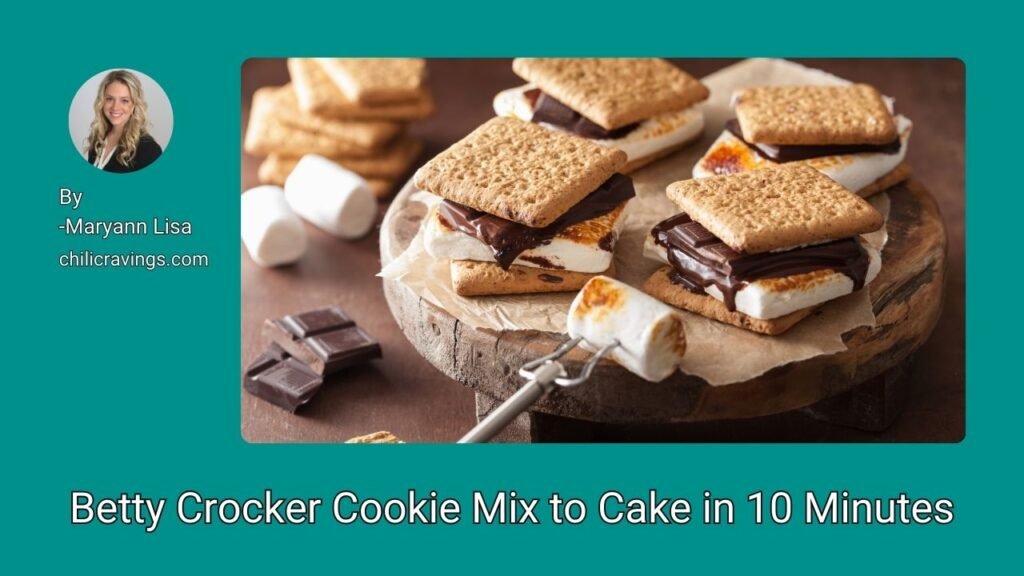 Betty Crocker Cookie Mix to Cake in 10 Minutes