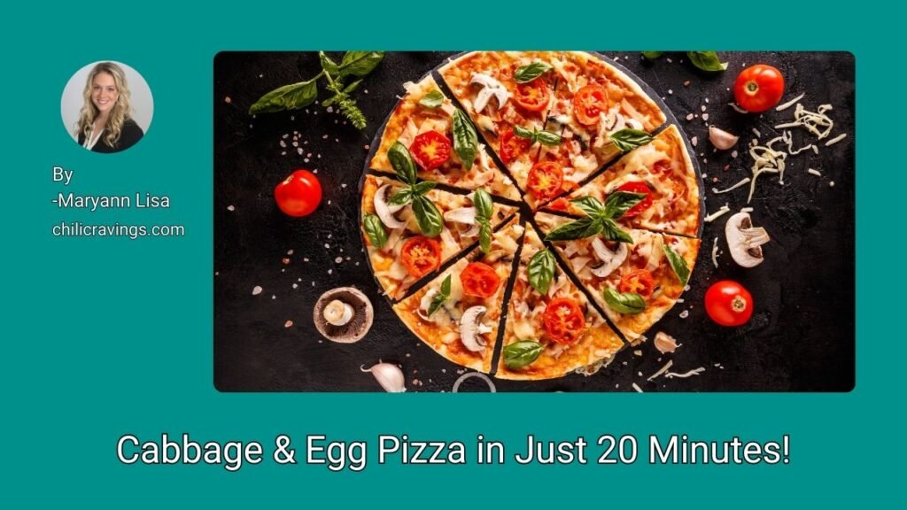 Cabbage & Egg Pizza in Just 20 Minutes!